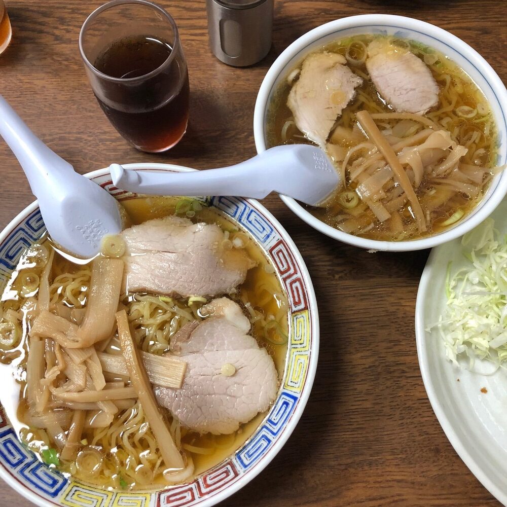 大黒食堂ラーメンと小ラーメン